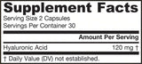 Acid hialuronic 120 mg - Acid hialuronic 60 capsule