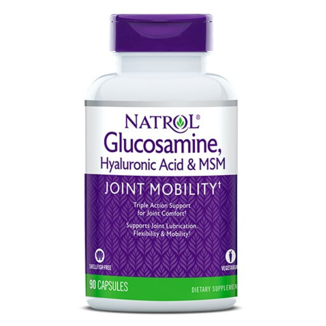 Acid hialuronic MSM Glucozamină 90 capsule.