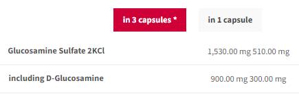 Sulfat de glucozamină 2KCl 510 mg - 90 capsule