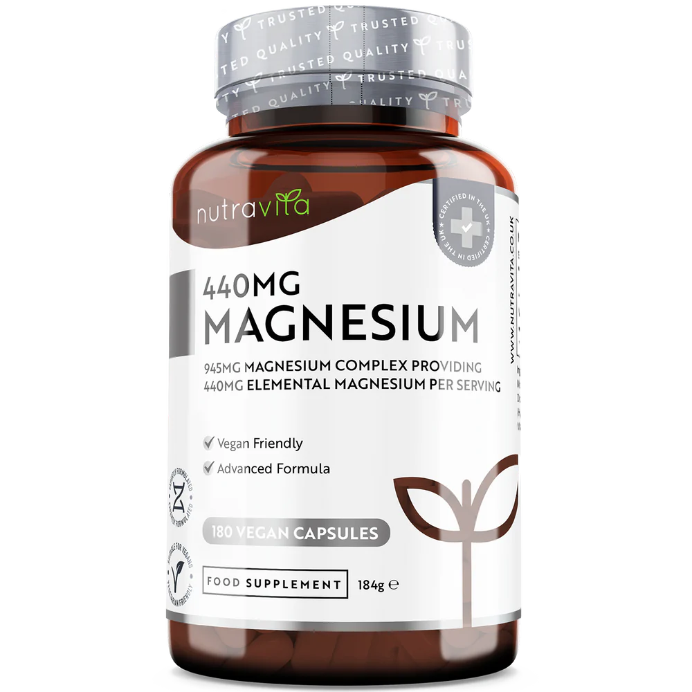 Magneziu 220 mg (două componente) - 180 capsule