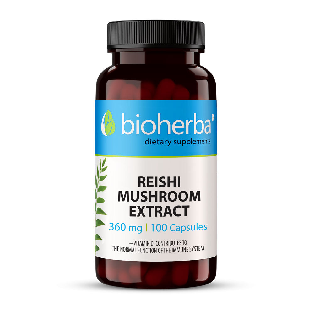 Extract de ciuperci Reishi 360 mg - 100 capsule
