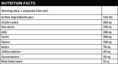 Pompă de gheață / Shot pre-antrenament - 120 ml