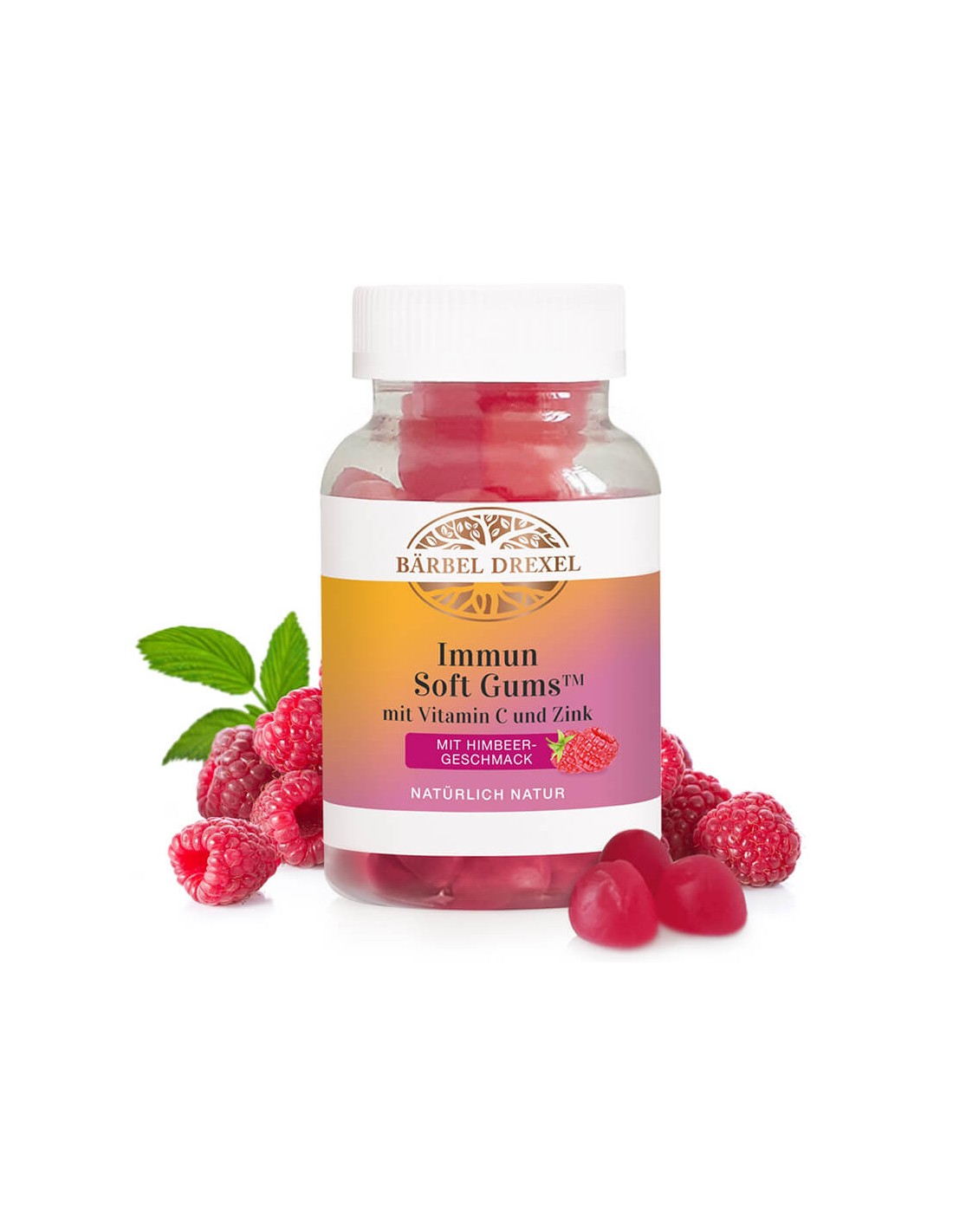 Immun Soft Gums™ cu Vitamina C și Zink/ Imunitate puternică cu vitamina C și zinc, 60 de tablete de gel Bärbel Drexel
