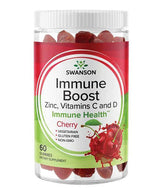Gumii pentru stimularea imunității cu Acerola, Zinc și Vitamina C și D | Cireș - 60 de tablete masticabile