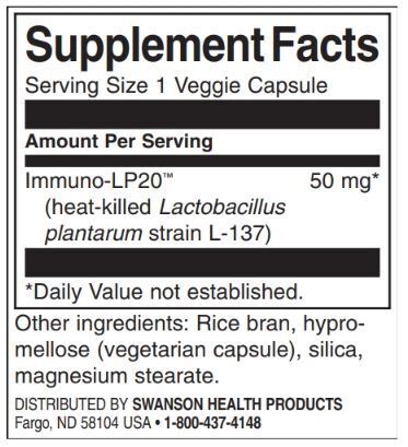 Imunobiotic Immuno-LP20 50 mg - 30 capsule