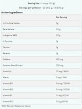 Impact Pre Workout Blend 500 de grame
