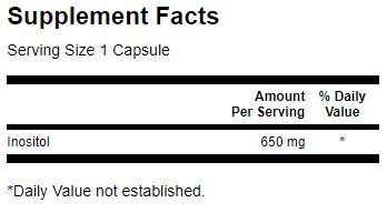 Inozitol 650 mg - 100 capsule
