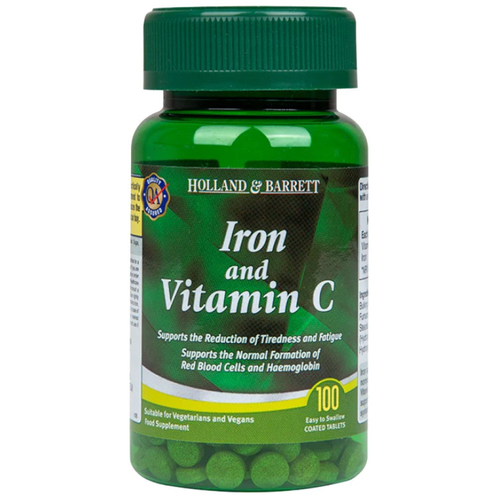 Fier 14 mg și vitamina C 60 mg - 100 tablete