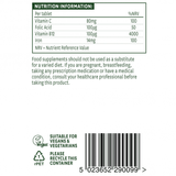 Formula blândă de fier (Biglicinat de fier) ​​14mg 90 tablete NaturesAid