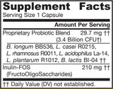 Jarro-Dophilus®+FOS (3,4 B. CFU) / 100 Caps