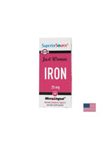 Anemia - Fier - Just Women, 90 comprimate sublinguale Sursa Superior