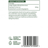 Rădăcină de ghimbir 500mg 90 tablete NaturesAid