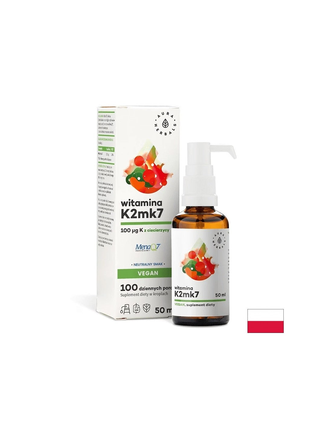 Oasele și articulațiile - Vitamina K2 (formula vegană), 50 ml picături