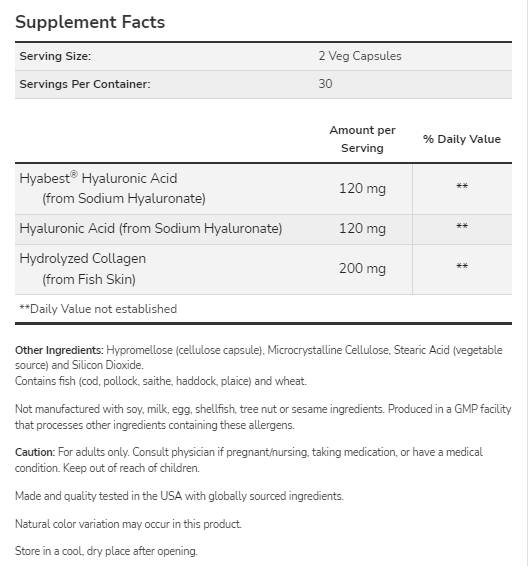 Salvare de hidratare | cu Hyabest® - 60 capsule