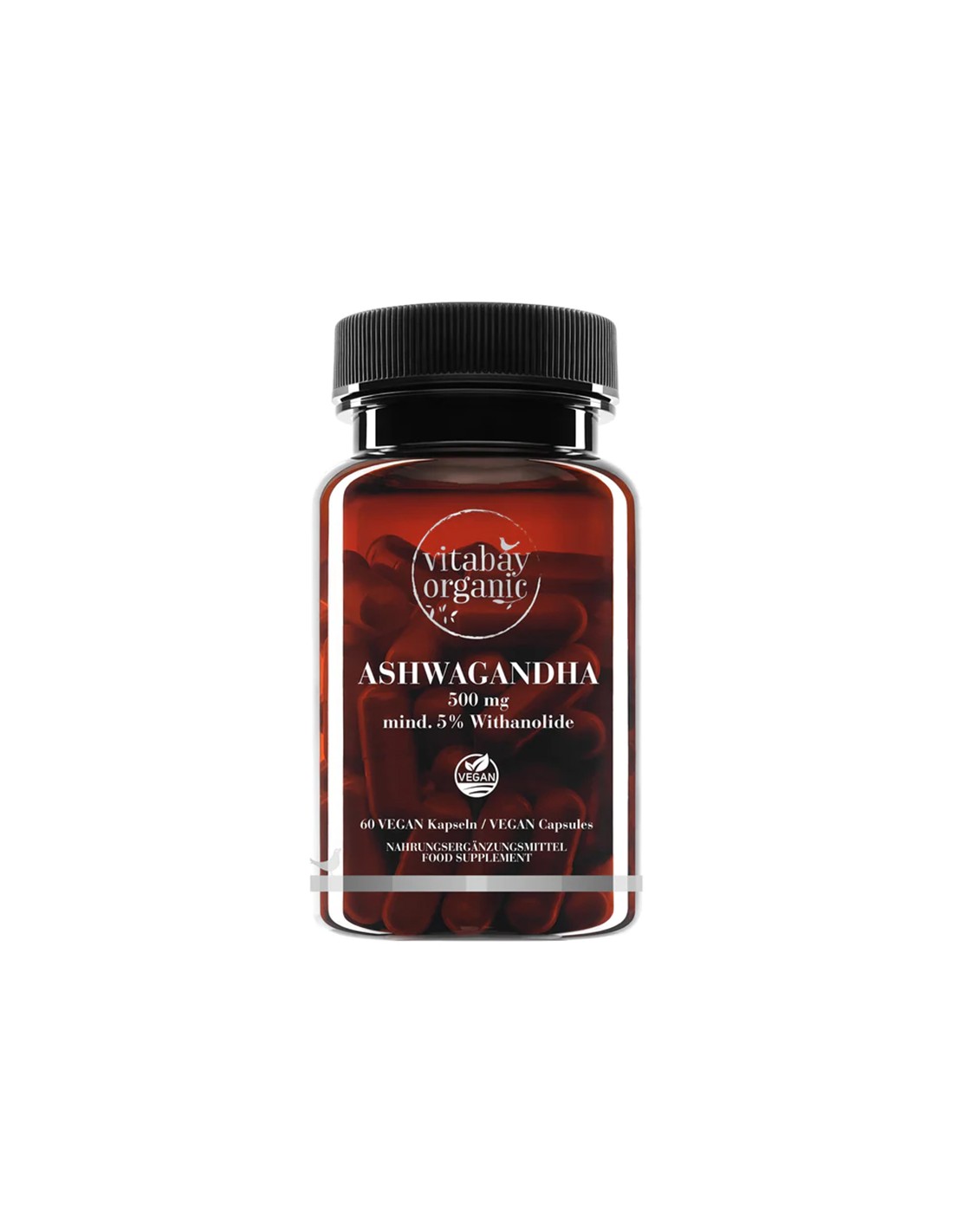 Stres și bună dispoziție - Ashwagandha KSM-66 organic, 500 mg x 60 capsule