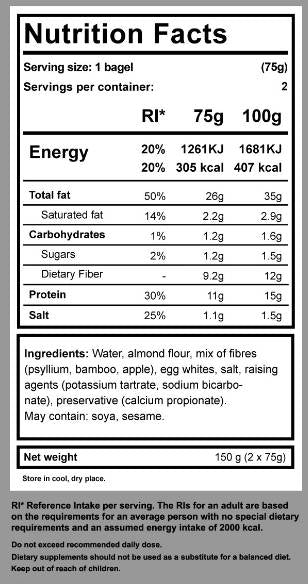 Covrigi Keto fără gluten - 150 de grame