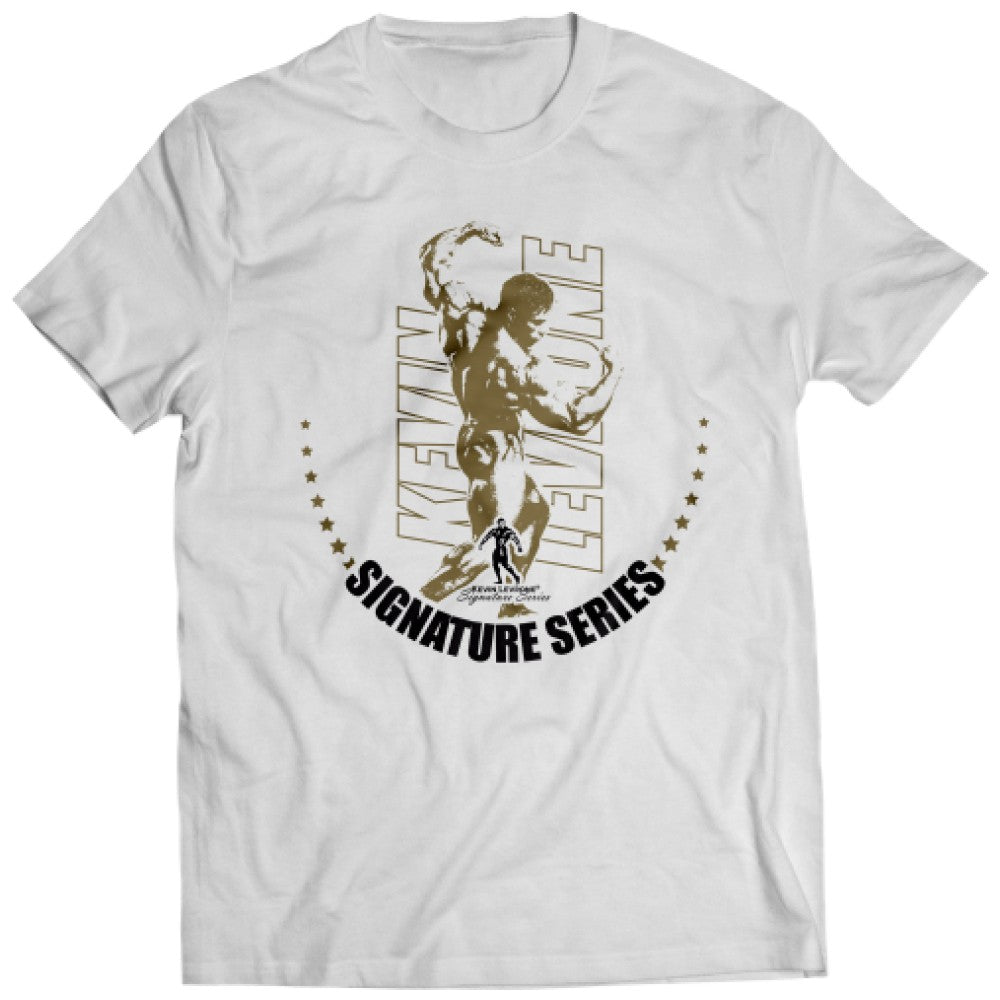 Tricou Kevin Levrone | Alb-Aur