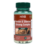 Complex de ginseng coreean și siberian - 120 capsule