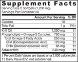 Krill Oil 1200mg - Krill Oil 60 capsule moi