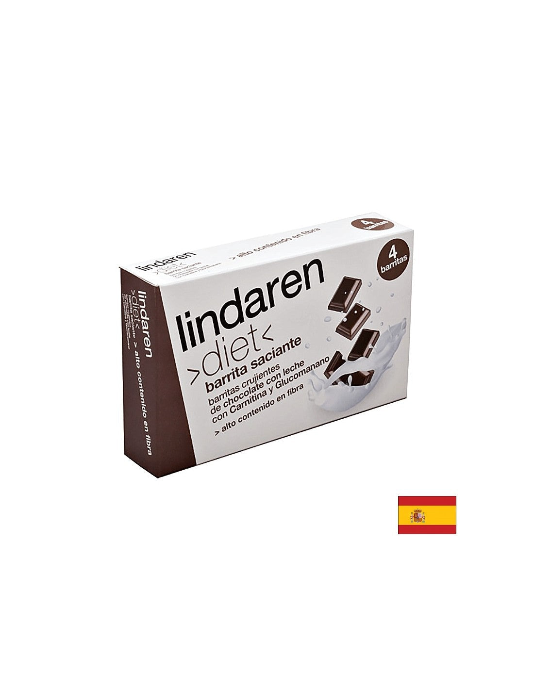 Ciocolată pentru suprimarea poftei de mâncare cu glucomannan, L-carnitină și fibre bogate, 4 batoane