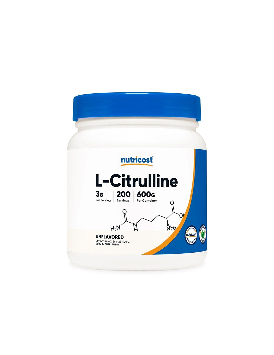 Forța musculară și sănătatea inimii - L-Citrulină, 600 g pulbere