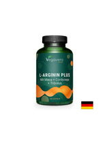 L-Arginine Plus Maca, Cordyceps și Tribulus - L-Arginine Plus (mit Maca, Cordyceps, Tribulus), 270 capsule Vegavero