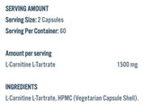 L-Carnitina 1500 - 120 capsule