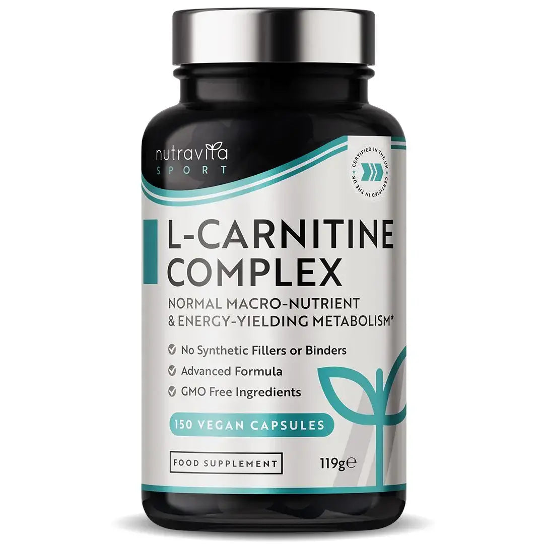 L-Carnitina /L-Tartrate/ Complex /150 capsule, 75 doze/ Nutravita