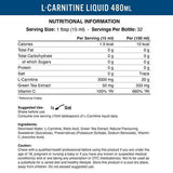 L-Carnitine Lichid 3000 Cu Ceai Verde - 480 ml