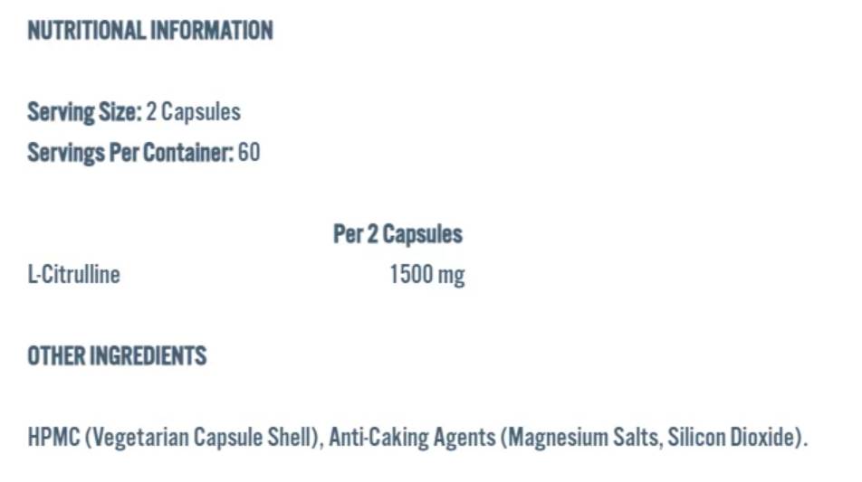 L-Citrulina 1500 - 120 capsule