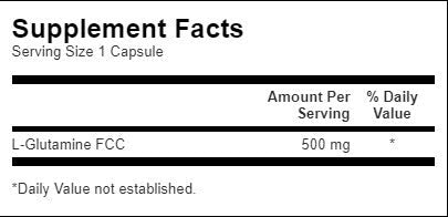 L-Glutamina 500 mg - 100 capsule