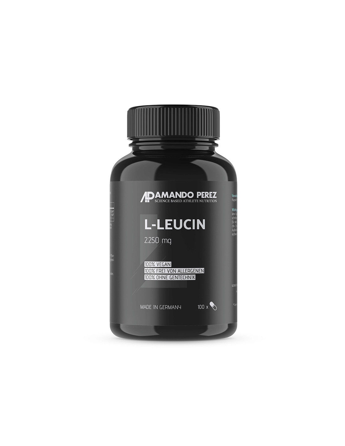 L-leucină / L-leucină, 100 capsule