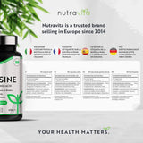 L-lizină 1100 mg 240 tablete vegane