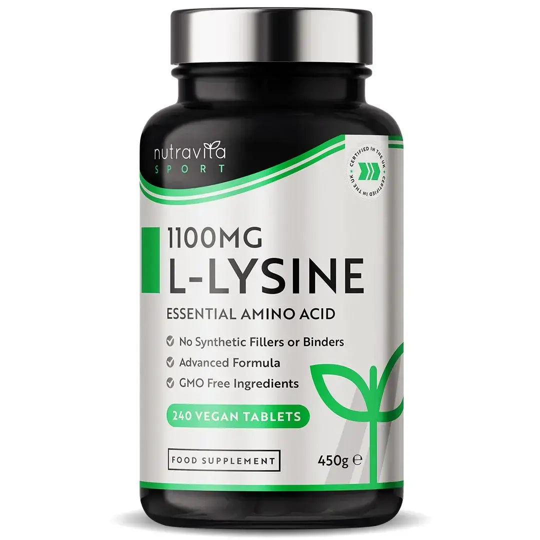 L-lizină 1100 mg 240 tablete vegane