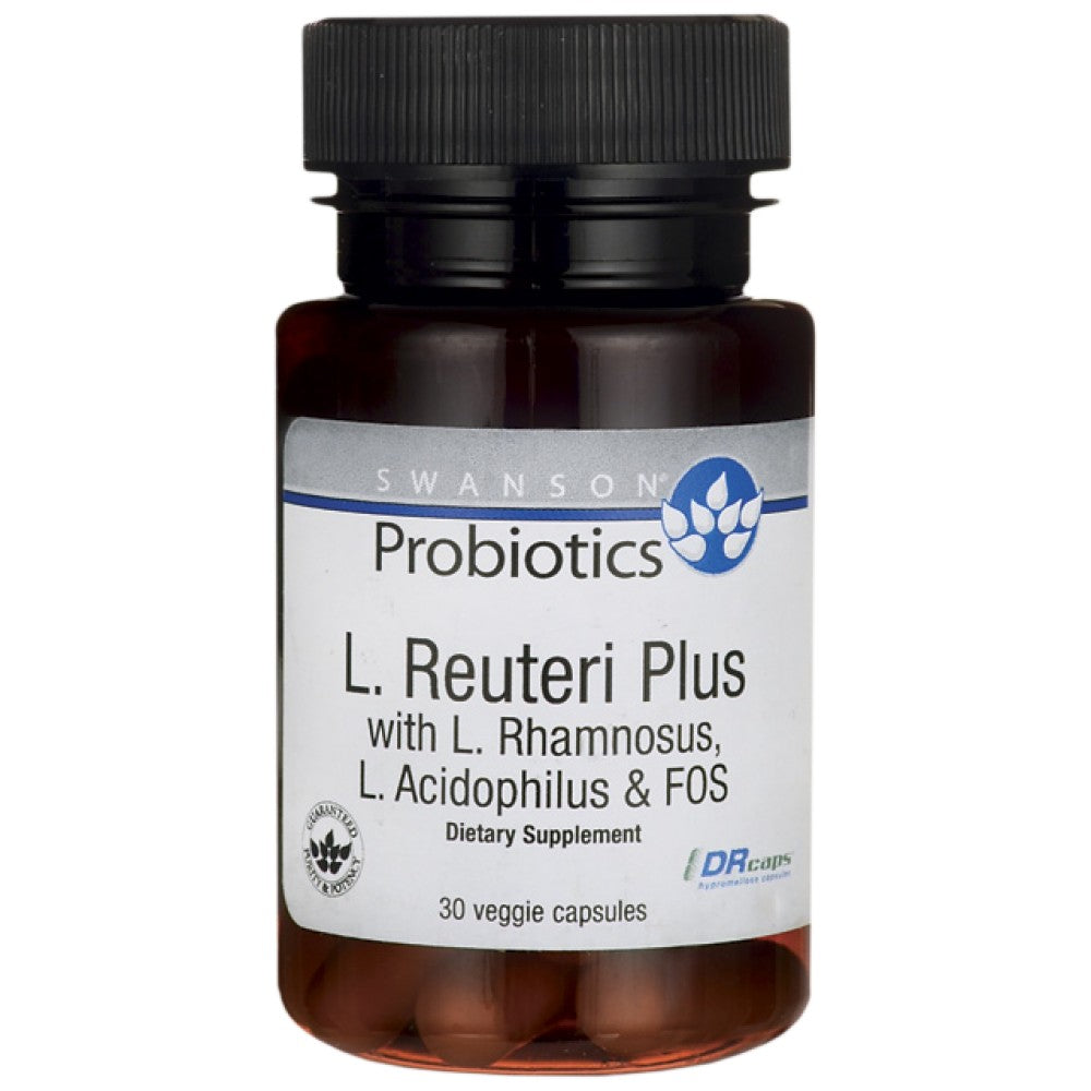 L. Reuteri Plus cu L. Rhamnosus, L. Acidophilus și FOS 30 capsule