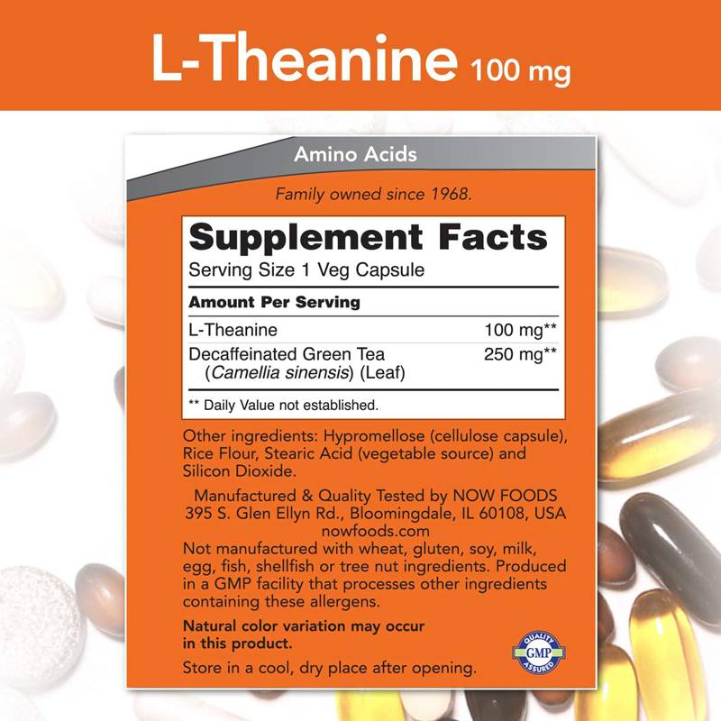 L-teanina 100 mg - 90 capsule