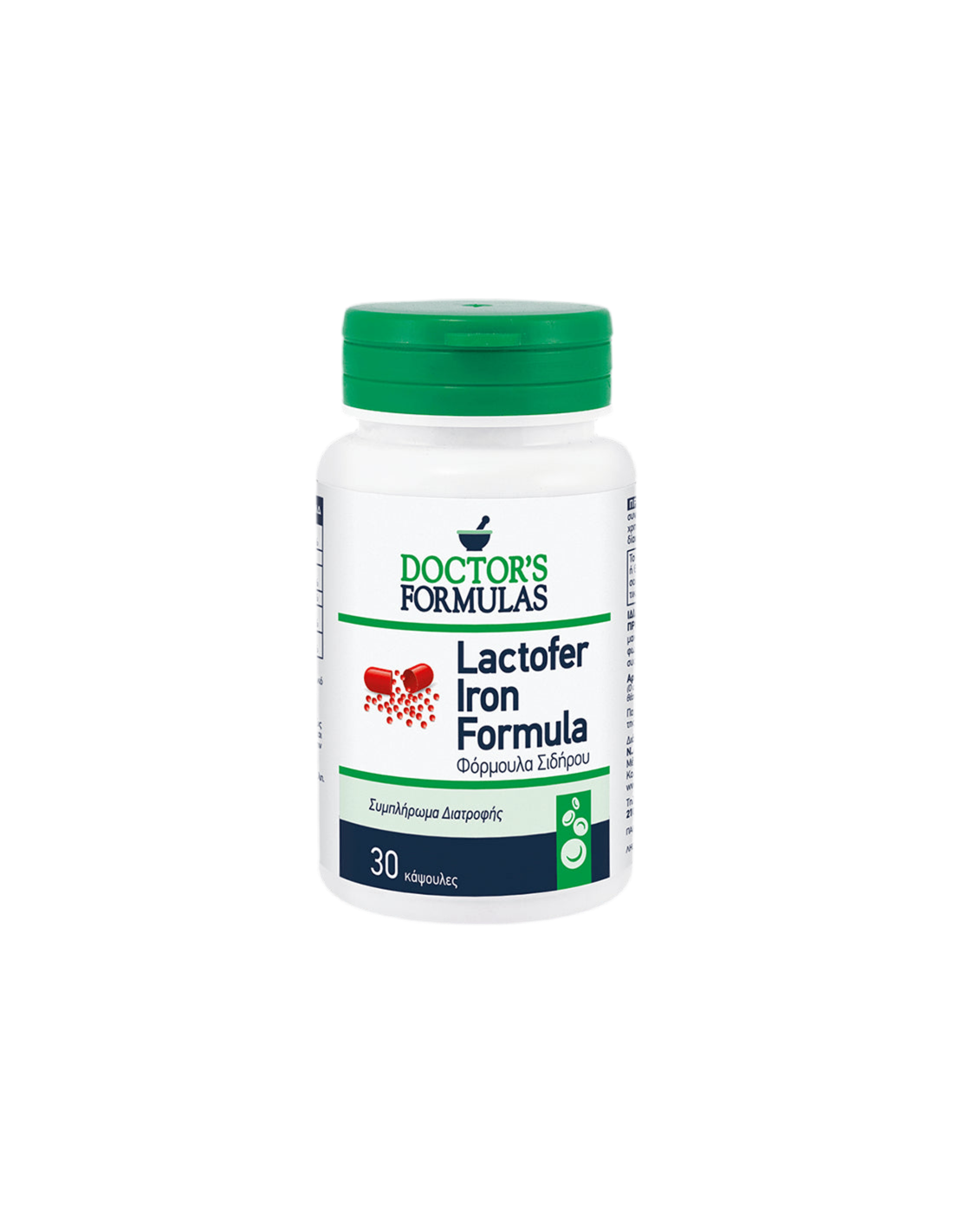 Lactofer Iron Formula / Pentru anemie feripriva, 30 capsule Doctor's Formulas