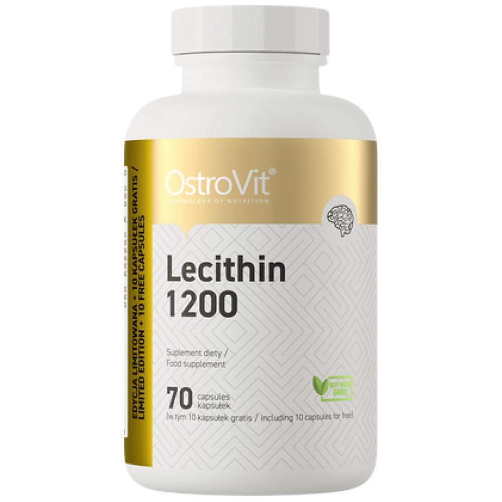 Lecitina 1200 / NO GMO 70 capsule de gel