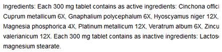 Ameliorarea crampei la picioare 100 tablete