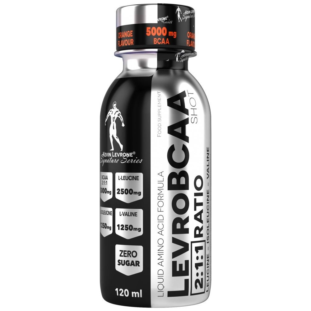 LevroBCAA Shot / 5000 mg BCAA cu zero zahăr - 120 ml