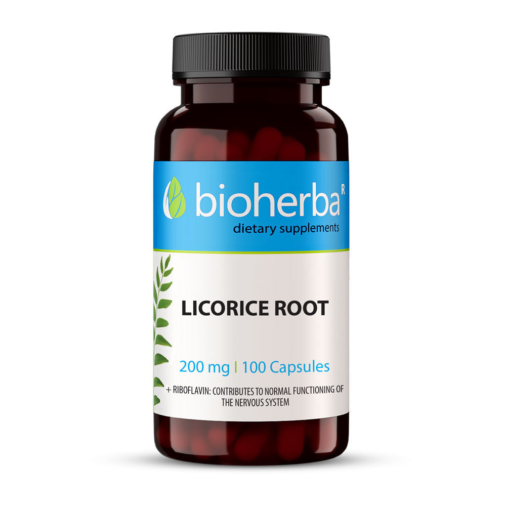 Rădăcină de lemn dulce 320 mg - 100 capsule