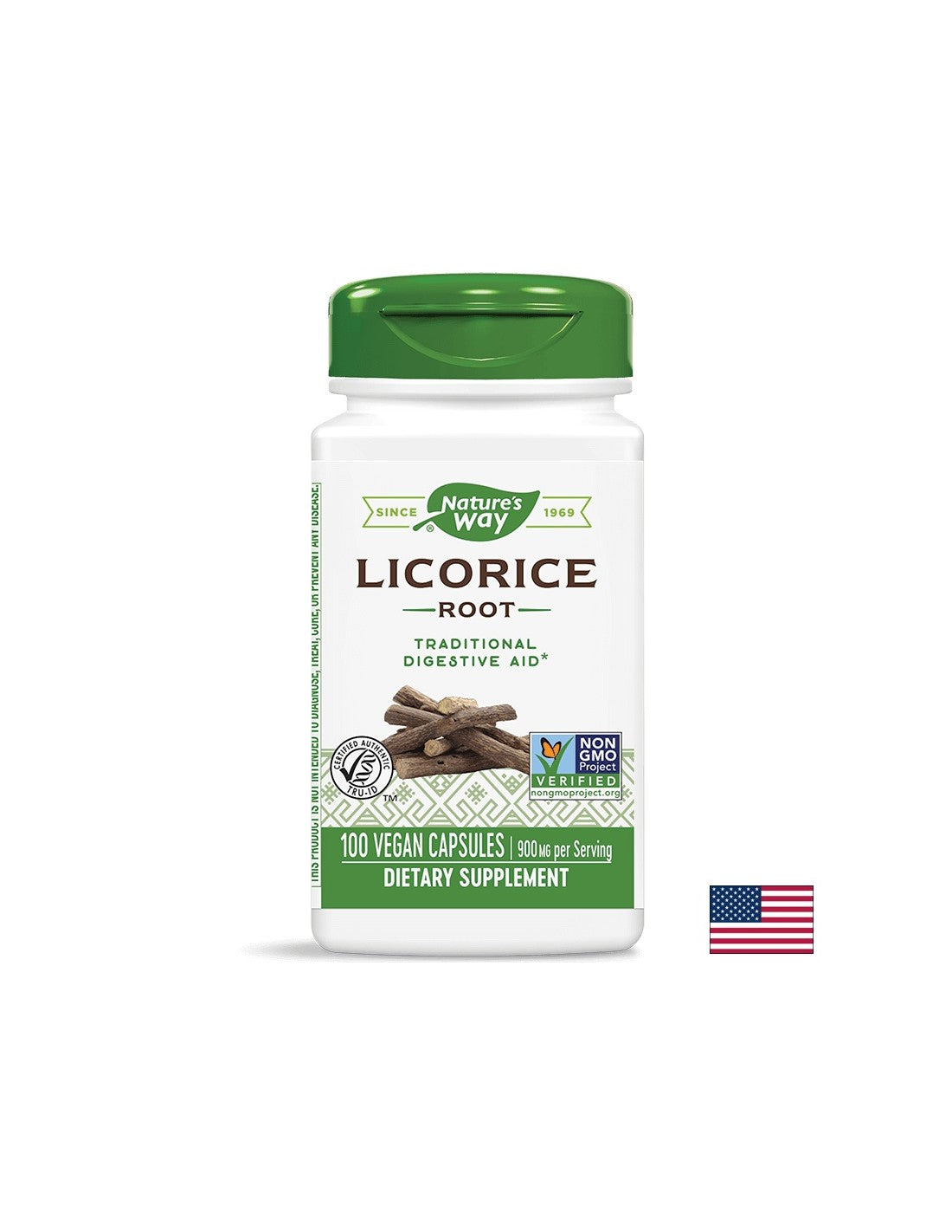 Rădăcină de lemn dulce - 100 capsule