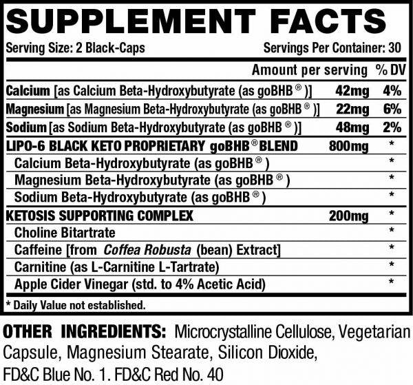 Lipo 6 Black / Keto - 60 capsule
