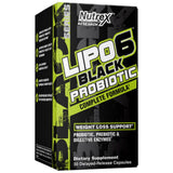 Lipo 6 Black Probiotic | Formula completa cu prebiotice + enzime digestive - 30 capsule