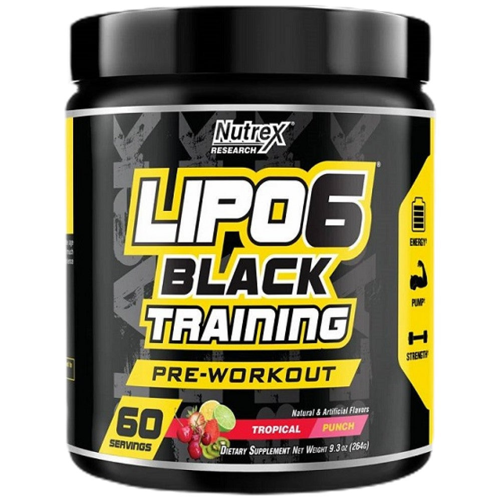 Lipo 6 Black Antrenament / Pre-antrenament - 264 grame