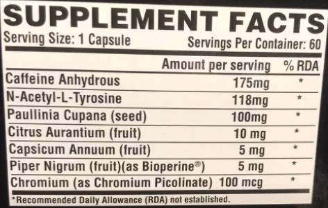 Lipo 6 Black Ultra Concentrat | Extreme Potency 60 capsule