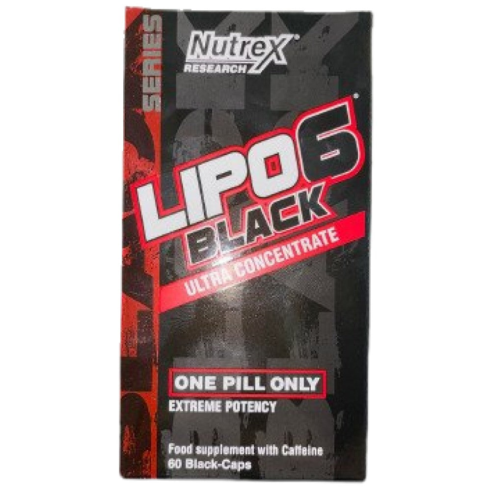 Lipo-6 Black Ultra Concentrat | Extreme Potency 60 capsule
