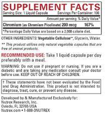 Lipo 6 / Chromium 100 capsule de gel