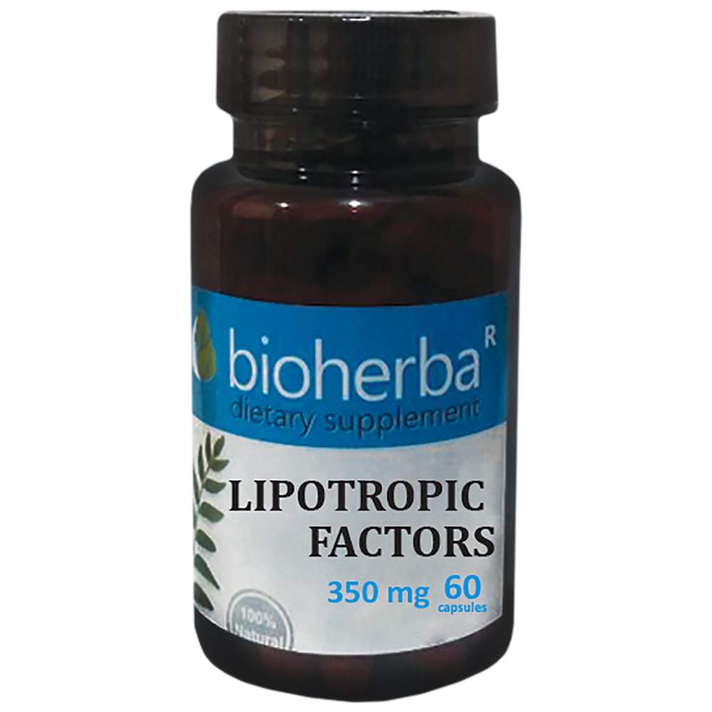 Factori lipotropi 350 mg - 60 capsule