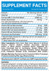 L-Carnitină lichidă 3000mg + Ceai verde - 0.500 KG